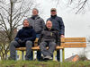 v.l.: Das Aufbauteam Florian Schneider, Wilfried Ottersberg, Daniel Bauschke und Matthias Franz