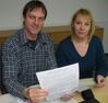 Gemeindeverbandsvorsitzender Detlef Kaatz und bildungspolitische Sprecherin Susanne Rudolph
