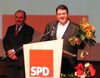 Erfreut und sichtlich bewegt nach dem guten Ergebnis: Sigmar Gabriel