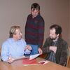 v.L. Wilfried Ottersberg, SPD Gemeindeverbandsvorsitzender, Detlef Kaatz und Matthias Böhnig